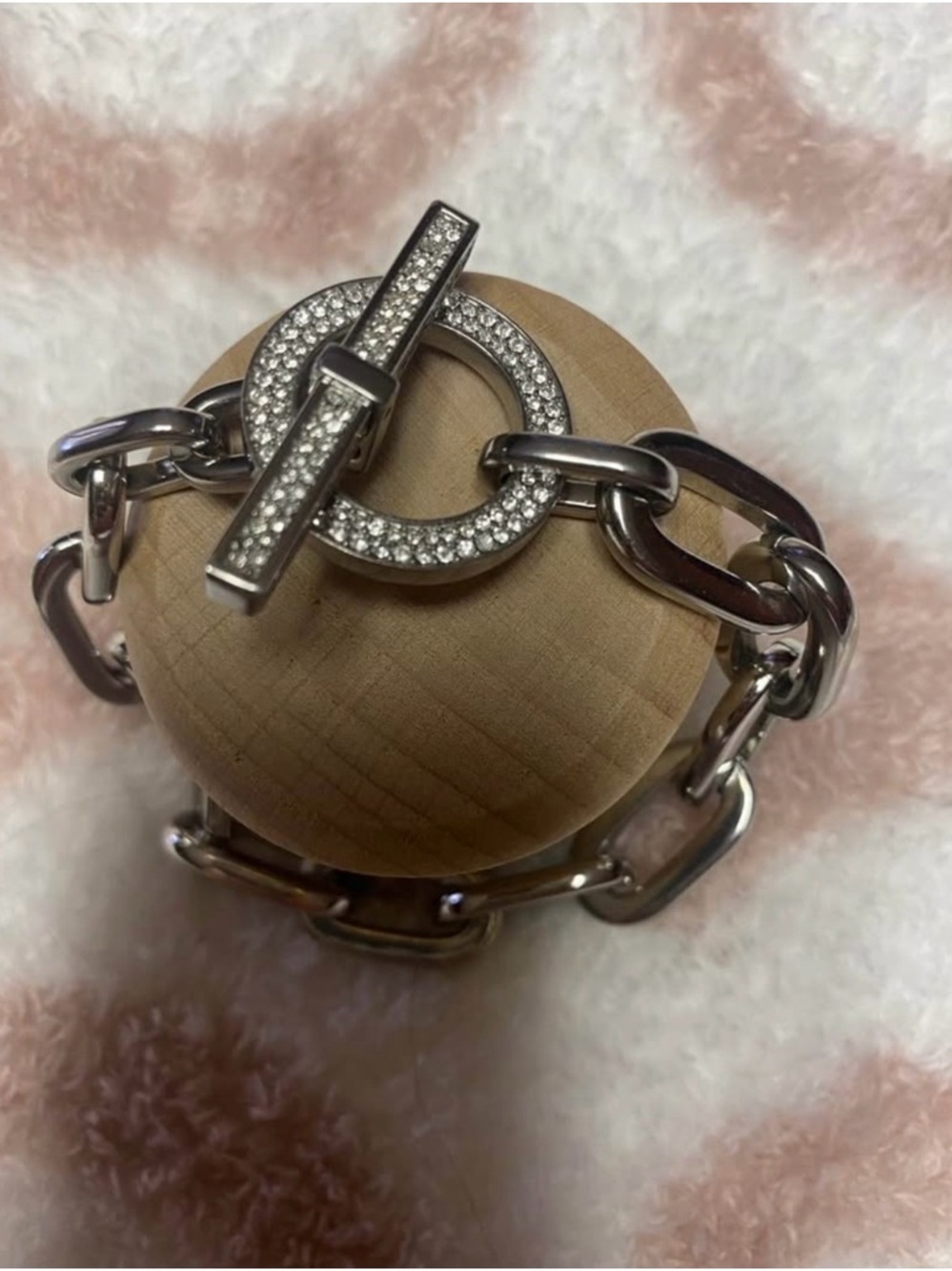 Beautiful Michael Kors Bling Toggle Bracelet